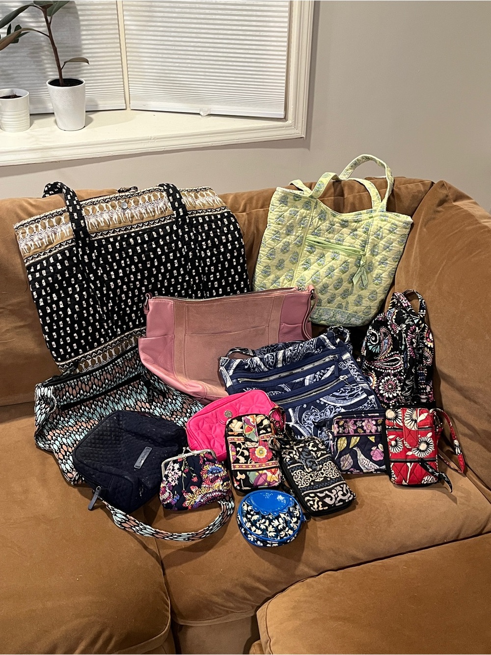 Vera Bradley 14 Piece Bag/Accessory Lot